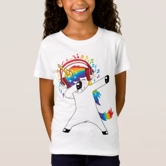 Dabbing Unicorn Listens to Music - Unicorn T-shirt