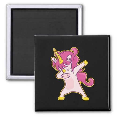 Dabbing Unicorn Magnet