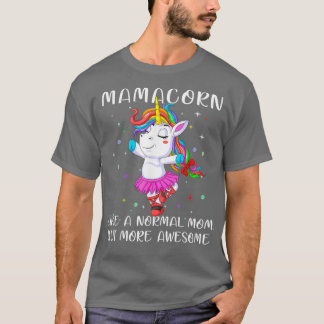 dabbing unicorn mamacorn mama unicorn Motherx27s D T-Shirt
