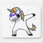 Dabbing Unicorn Mouse Pad<br><div class="desc">search bizzle for more designs or
www.bizzleapparel.spreadshirt.com
www.bizzleapparel/zazzle.com</div>