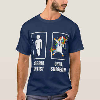 Dabbing Unicorn Oral Surgery Surgeon Dentist T-Shirt