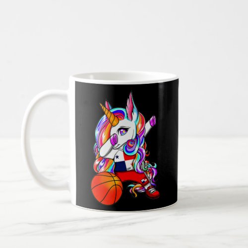 Dabbing Unicorn Panama Basketball Fans Jersey Bbal Coffee Mug