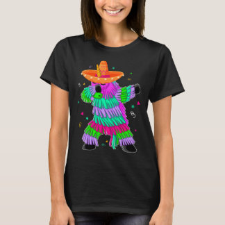Dabbing Unicorn Pinata Mexican Fiesta Cinco De May T-Shirt
