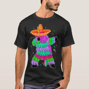 Dabbing Unicorn Pinata Mexican Fiesta Cinco De May T-Shirt