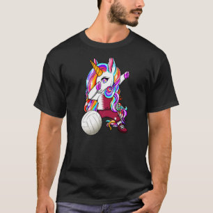 Dabbing Unicorn Qatar Volleyball Fans Jersey Qatar T-Shirt
