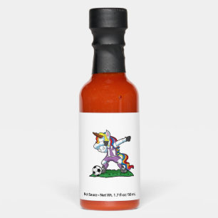 Dabbing Unicorn Soccer Girls Women Team Coach Gift Hot Sauces