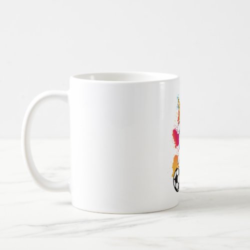 Dabbing Unicorn Soccer Player Coffee Mug