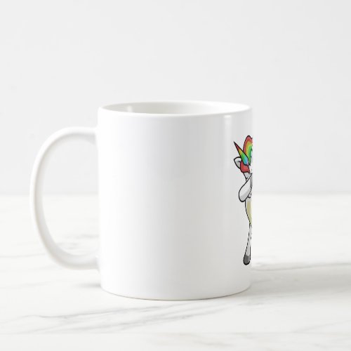 Dabbing Unicorn Softball Funny Dancing Dab Gift Coffee Mug