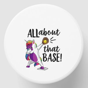 Dabbing Unicorn Softball T-Shirt Girls Soft Ball G Mini Candle Favors
