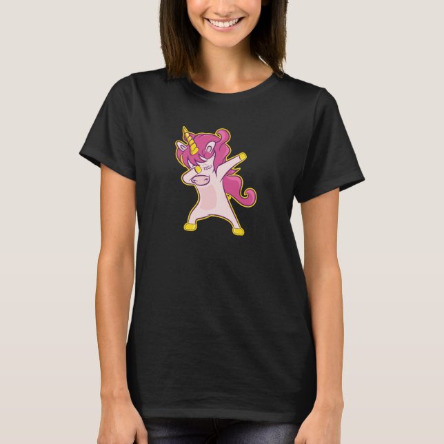 Dabbing Unicorn T-Shirt (Front)