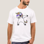 Dabbing Unicorn T-Shirt<br><div class="desc">search bizzle for more designs or
www.bizzleapparel.spreadshirt.com
www.bizzleapparel/zazzle.com</div>