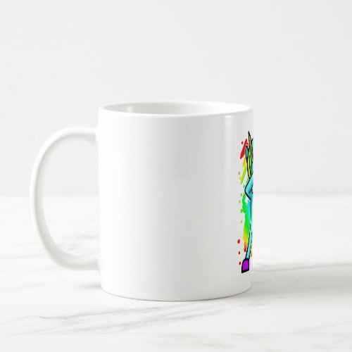 Dabbing Unicorn T_Shirt Funny Unicorn Rainbow Pun Coffee Mug