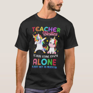 Dabbing Unicorn Teacher T-Shirt