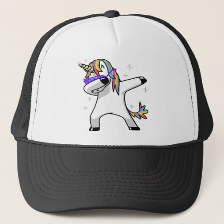Dabbing Unicorn Trucker Hat
