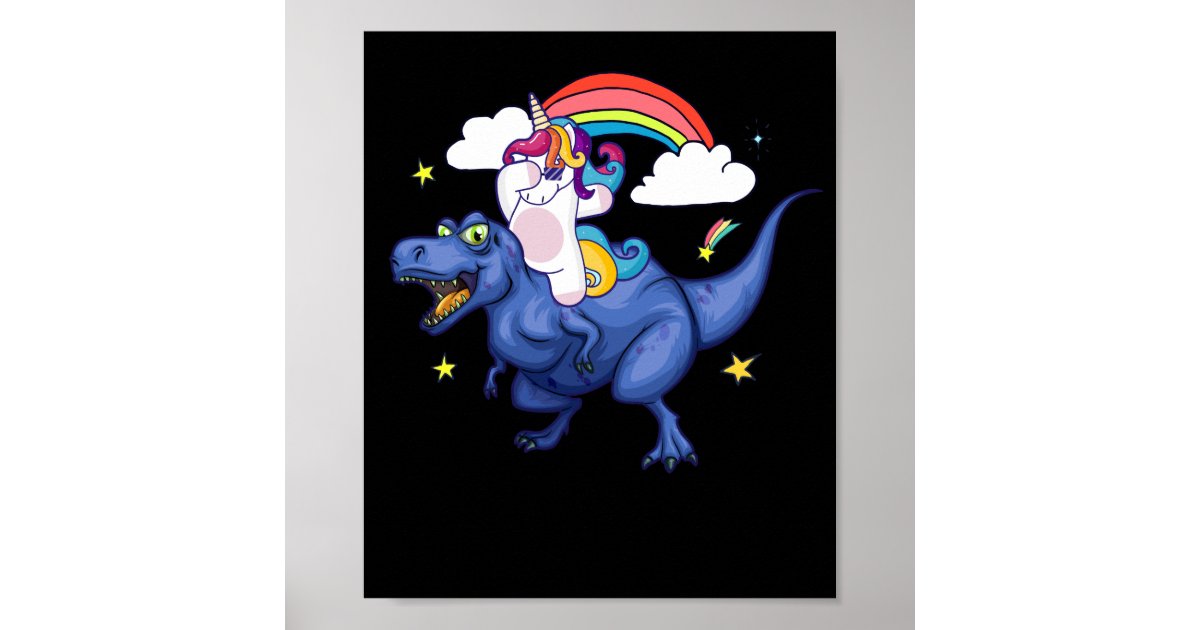 t rex rainbow