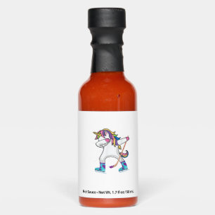 Dabbing Unicorn With A Hockey Stick Unicorn Sports Hot Sauces