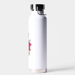 Dabbing Vampire Corgi Cute Halloween Corgi Funny Water Bottle