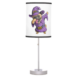 Dabbing Witch Pug Cute Halloween Pugs Funny Dab Table Lamp