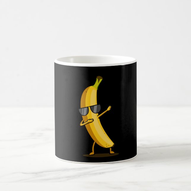 Dabbing Yellow Banana Dab Funny Dancing Fruit Coffee Mug (Center)