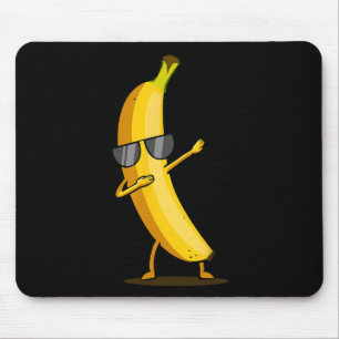 Dabbing Yellow Banana - Dab Funny Dancing Fruit Mouse Pad
