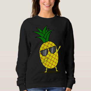 Dabbing Yellow Pineapple - Dab Funny Dancing Fruit Sweatshirt