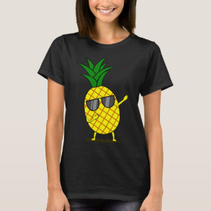 Dabbing Yellow Pineapple - Dab Funny Dancing Fruit T-Shirt