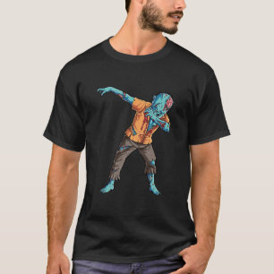 Dabbing Zombie Funny Halloween Zombies Dab Dance1 T-Shirt