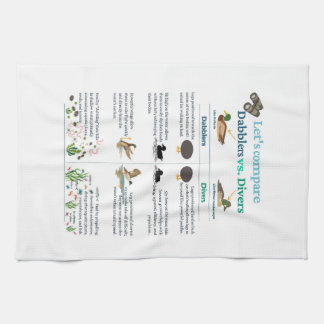 Dabblers vs. Divers Kitchen Towel