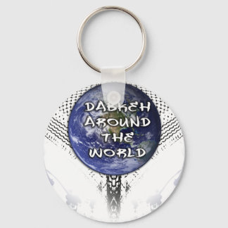 Dabkeh Around The World (with splatter brush) Keychain