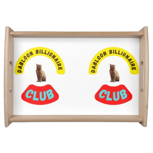 dabloon billionaires club dabloon stickers  serving tray