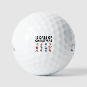 DABS OF CHRISTMAS GOLF BALLS