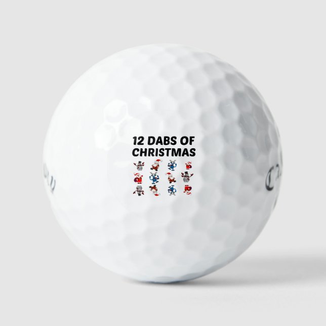 DABS OF CHRISTMAS GOLF BALLS (Front)