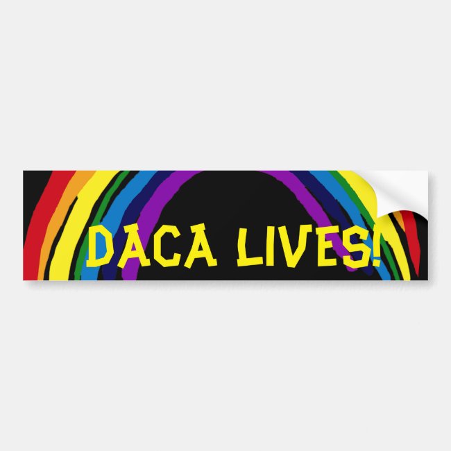 DACA Lives Rainbow Bumper Sticker