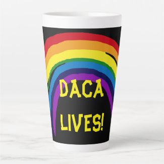 DACA Lives Rainbow Latte Mug