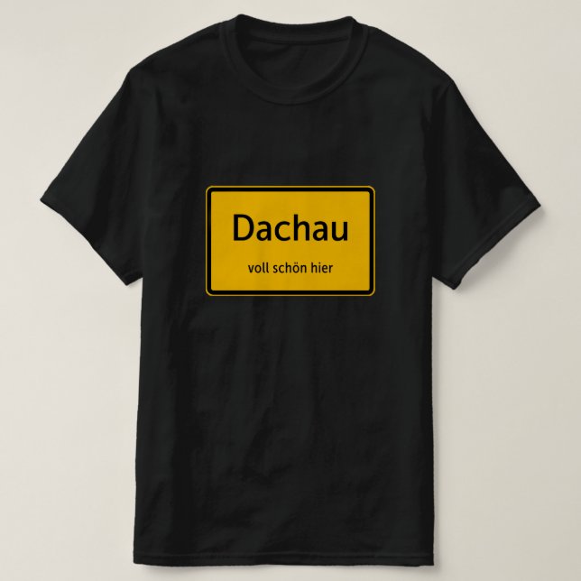Dachau men t-shirt shirt shirt (Design Front)