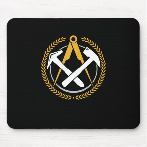 Dachdecker Logo Roofers Construction Repair Gift Mouse Pad