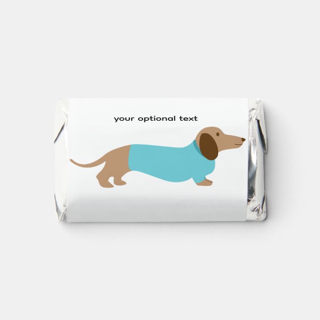 Dachhsund  hershey's miniatures (Front)