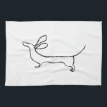 Dachs illustration towel<br><div class="desc">Dachs illustration towel</div>