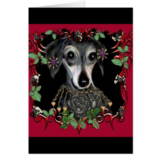 Dachshound Weiner Dog Cards (Front)