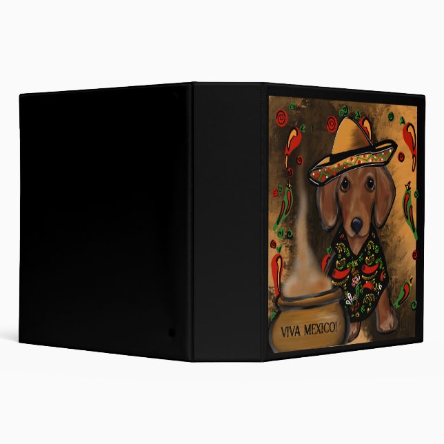 Dachshund         3 ring binder (Background)