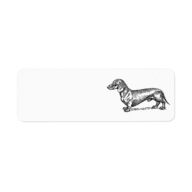 Dachshund Address Label (Front)