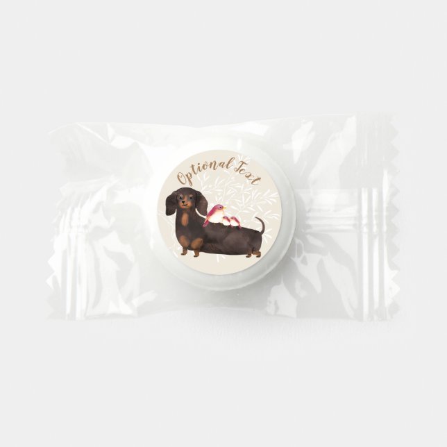 Dachshund and Birds Family Life Saver® Mints (Front)