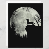 Dachshund And Moon Halloween (Front/Back)