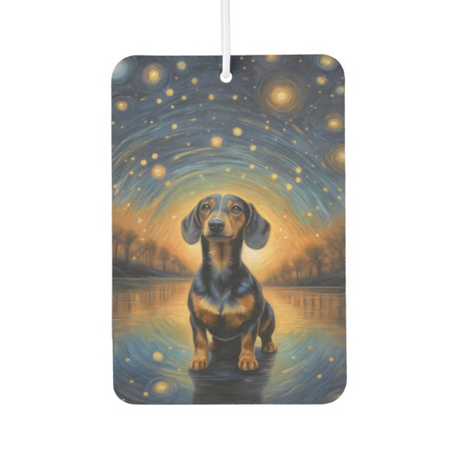 Dachshund Artsy Air Freshener (Front)