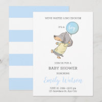 Dachshund Baby Shower Invitation