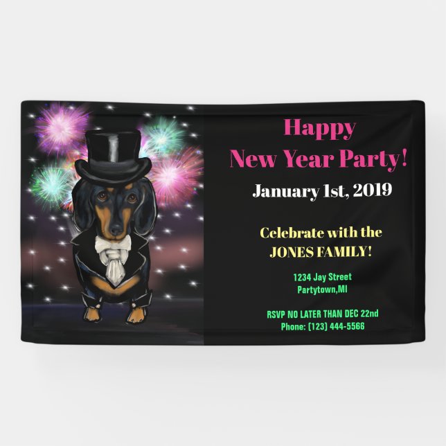 Dachshund Banner (Horizontal)