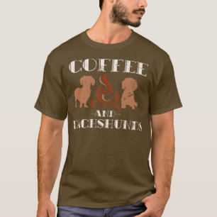 Dachshund Barista Animal Gift Wiener Dog T-Shirt