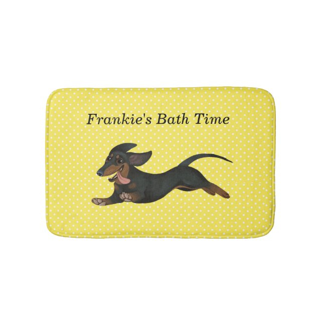 Dachshund Bath Mat (Front)
