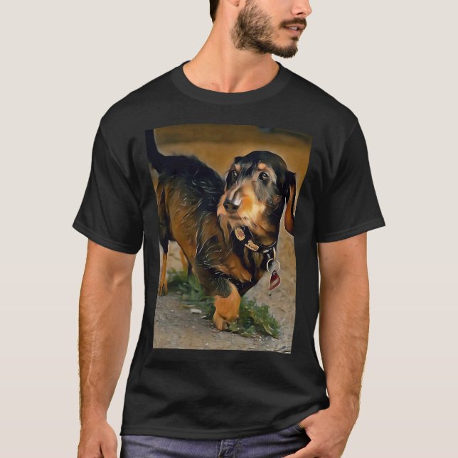 Dachshund Bavarian Dachshund Dog T-Shirt (Front)