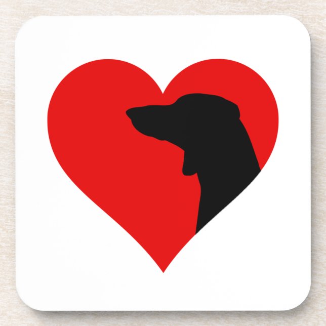 Dachshund   beverage coaster (Front)